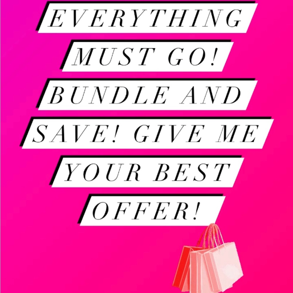 Sale! Need to clear out my closet!